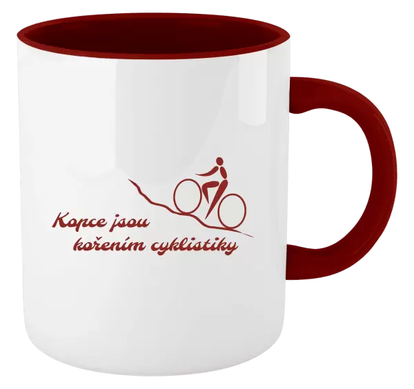 Hrnek Kopce jsou kořením cyklistiky