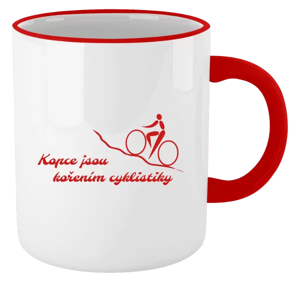 Hrnek Kopce jsou kořením cyklistiky