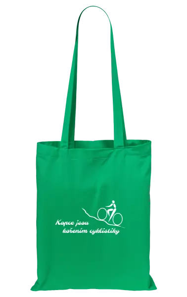 Látková taška Kopce jsou kořením cyklistiky