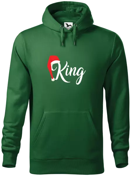 Pánska mikina Vánoční čepice - King - kopie