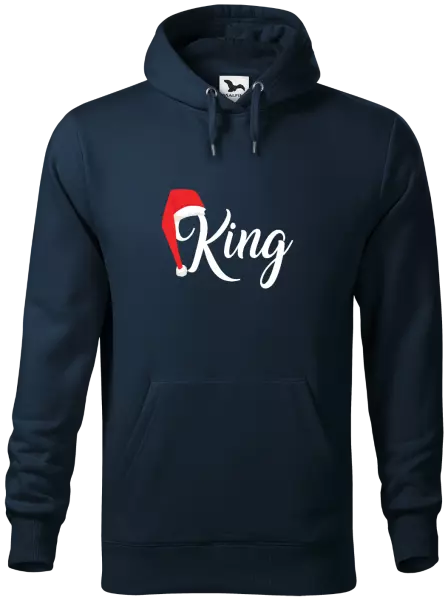 Pánska mikina Vánoční čepice - King - kopie