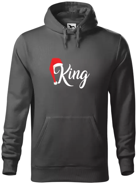 Pánska mikina Vánoční čepice - King - kopie