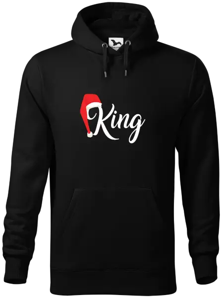 Pánska mikina Vánoční čepice - King - kopie