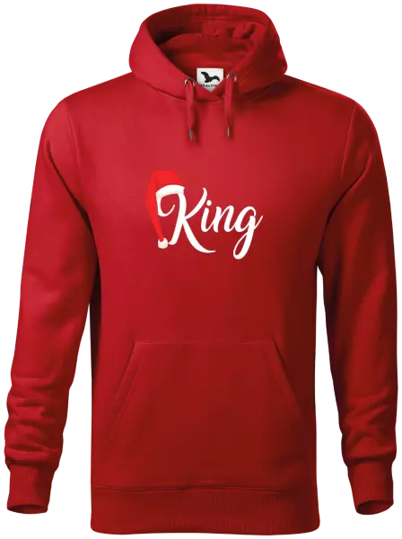 Pánska mikina Vánoční čepice - King - kopie