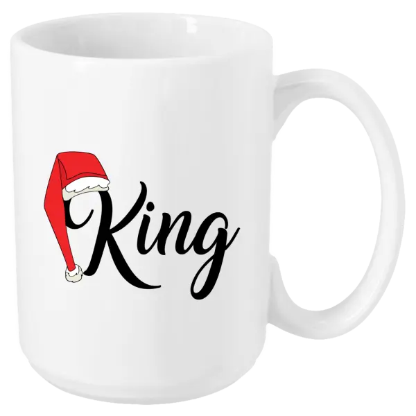 Vianočný hrnček Vánoční čepice - King - kopie