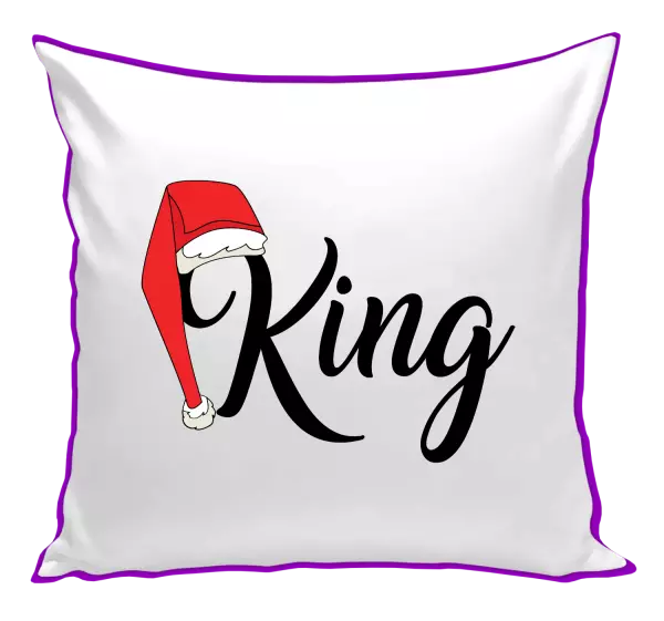 Vianočný vankúš Vánoční čepice - King - kopie