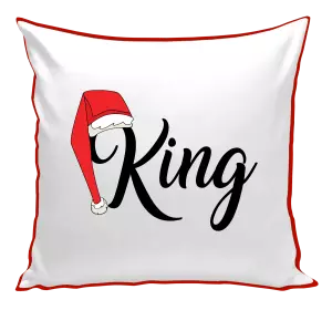 Vianočný vankúš Vánoční čepice - King - kopie