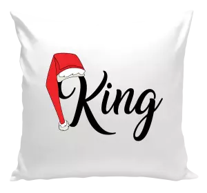 Vianočný vankúš Vánoční čepice - King - kopie