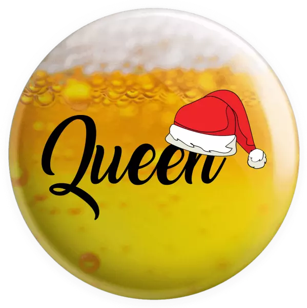 Placka Vánoční čepice - Queen - kopie