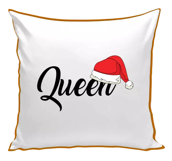 Vianočný vankúš Vánoční čepice - Queen - kopie