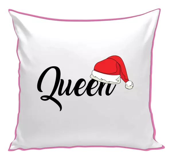 Vianočný vankúš Vánoční čepice - Queen - kopie