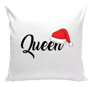 Vianočný vankúš Vánoční čepice - Queen - kopie
