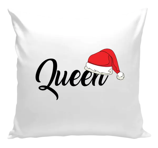 Vianočný vankúš Vánoční čepice - Queen - kopie