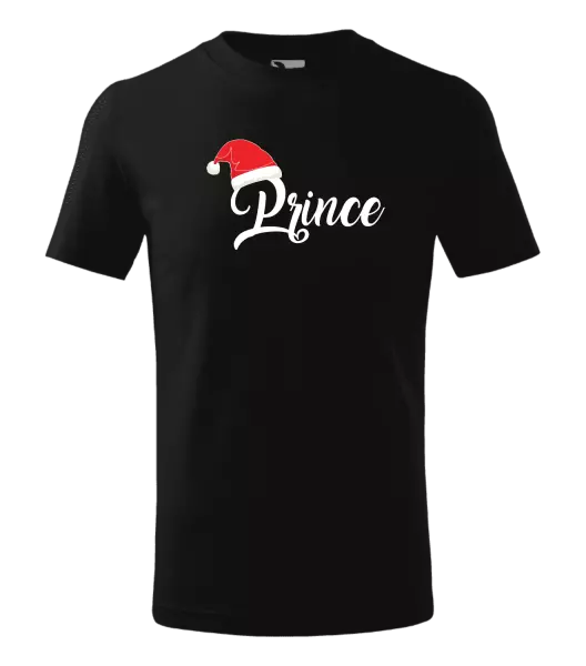 Detské vianočné tričko Vánoční čepice - Prince - kopie