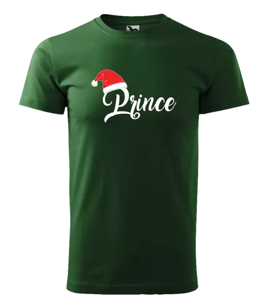 Pánske vianočné tričko Vánoční čepice - Prince - kopie