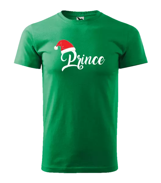 Pánske vianočné tričko Vánoční čepice - Prince - kopie