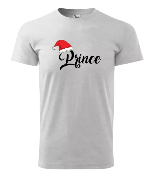 Pánske vianočné tričko Vánoční čepice - Prince - kopie
