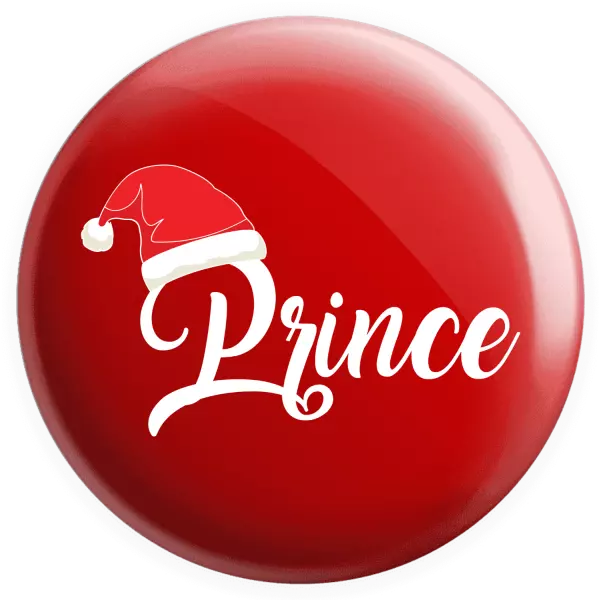 Placka Vánoční čepice - Prince - kopie