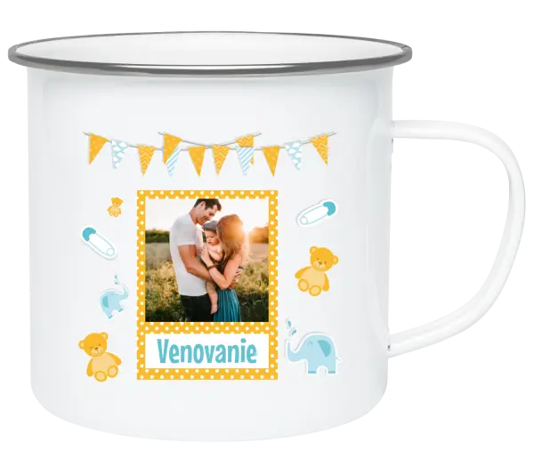 Vianočná plecháčik Medvídci a sloni - kopie