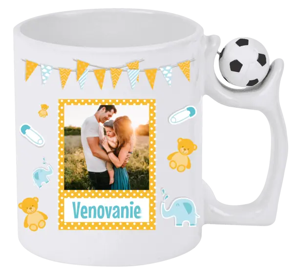 Vianočný hrnček Medvídci a sloni - kopie