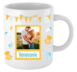 Vianočný hrnček Medvídci a sloni - kopie