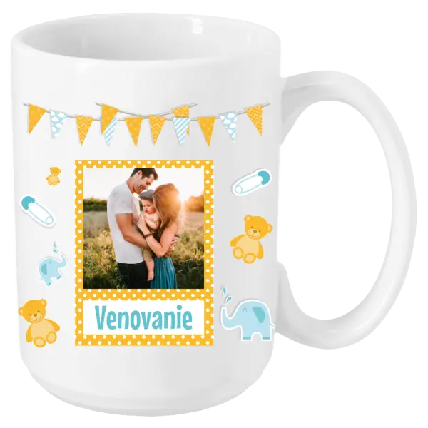 Vianočný hrnček Medvídci a sloni - kopie