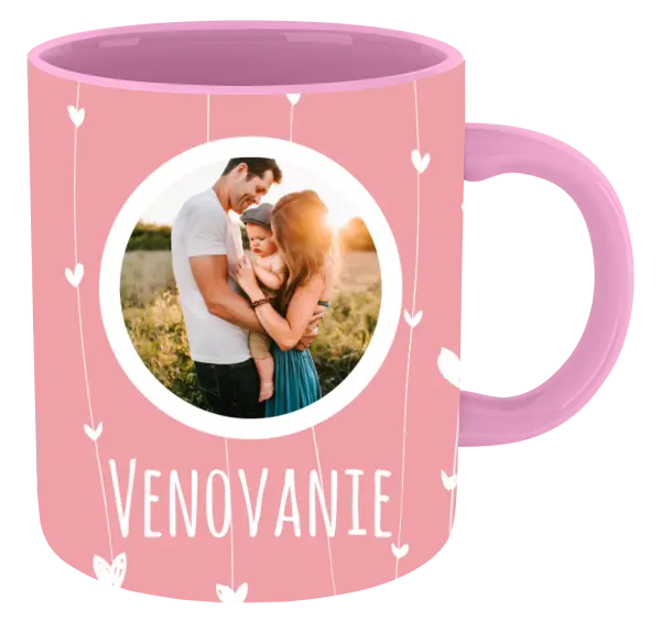  Lístečky na růžovém pozadí - kopie