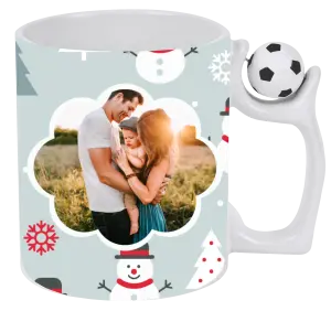 Vianočný hrnček Stromečky a sněhuláci - kopie