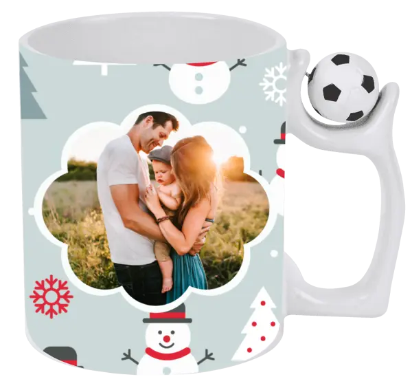 Vianočný hrnček Stromečky a sněhuláci - kopie