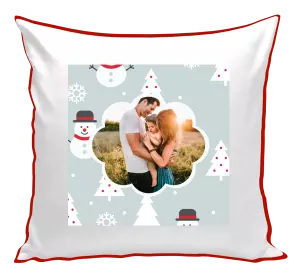 Vianočný vankúš Stromečky a sněhuláci - kopie