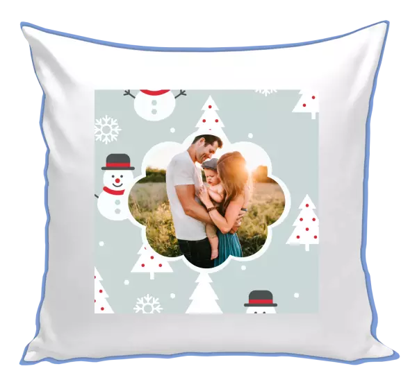 Vianočný vankúš Stromečky a sněhuláci - kopie