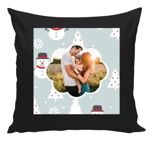 Vianočný vankúš Stromečky a sněhuláci - kopie