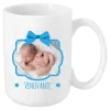 Hrnček Modrá mašle s fotografií - kopie