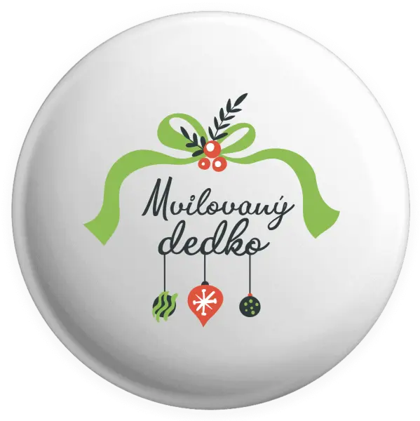 Placka Milovaný dědeček - ozdoby - kopie