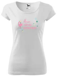 Dámske tričko Jméno jede na dovolenou - kopie