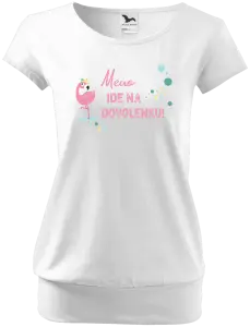 Dámske tričko Jméno jede na dovolenou - kopie