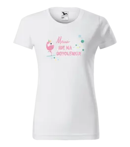 Dámske tričko Jméno jede na dovolenou - kopie