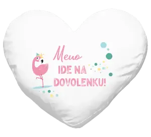 Vankúš Jméno jede na dovolenou - kopie