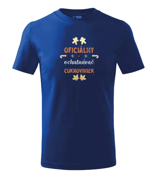 Detské vianočné tričko Oficiální ochutnávač cukroví - kopie