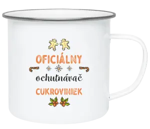 Vianočná plecháčik Oficiální ochutnávač cukroví - kopie