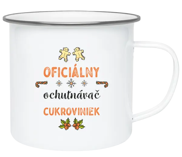 Vianočná plecháčik Oficiální ochutnávač cukroví - kopie