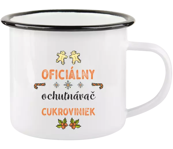 Vianočná plecháčik Oficiální ochutnávač cukroví - kopie