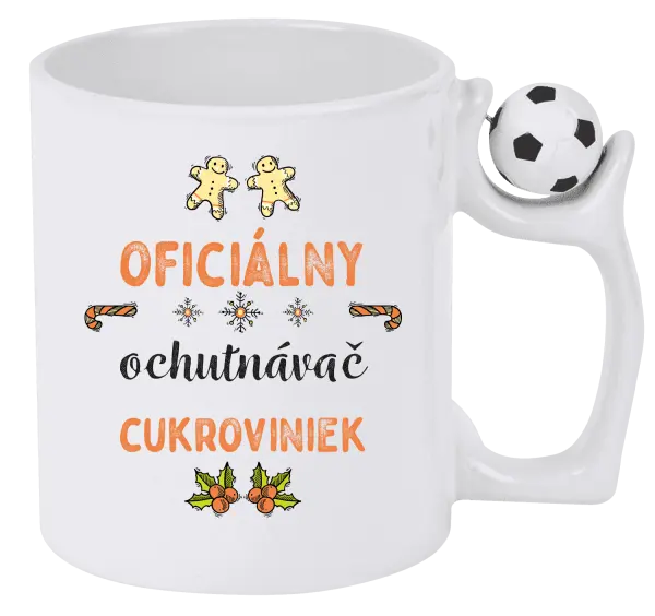 Vianočný hrnček Oficiální ochutnávač cukroví - kopie