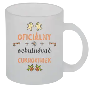 Vianočný hrnček Oficiální ochutnávač cukroví - kopie