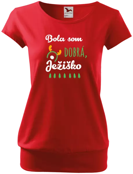 Vianočné tehotenské tričko Byla jsem hodná, Ježíšku - kopie