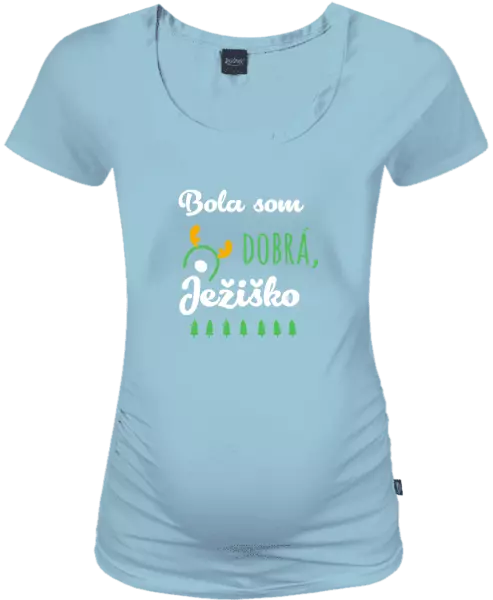 Vianočné tehotenské tričko Byla jsem hodná, Ježíšku - kopie