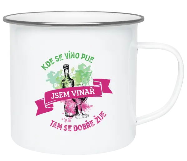 Plecháčik Kde se víno pije, tam se dobře žije - jsem vinař - kopie