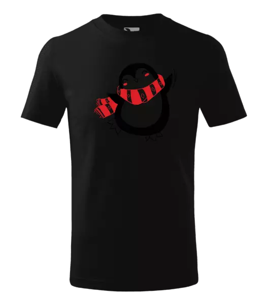 Detské vianočné tričko Tučňák - kopie