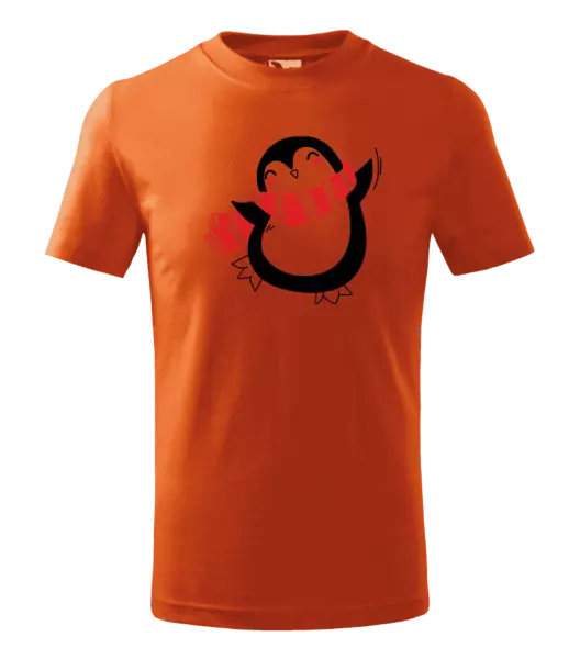 Detské vianočné tričko Tučňák - kopie