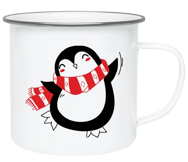 Vianočná plecháčik Tučňák - kopie